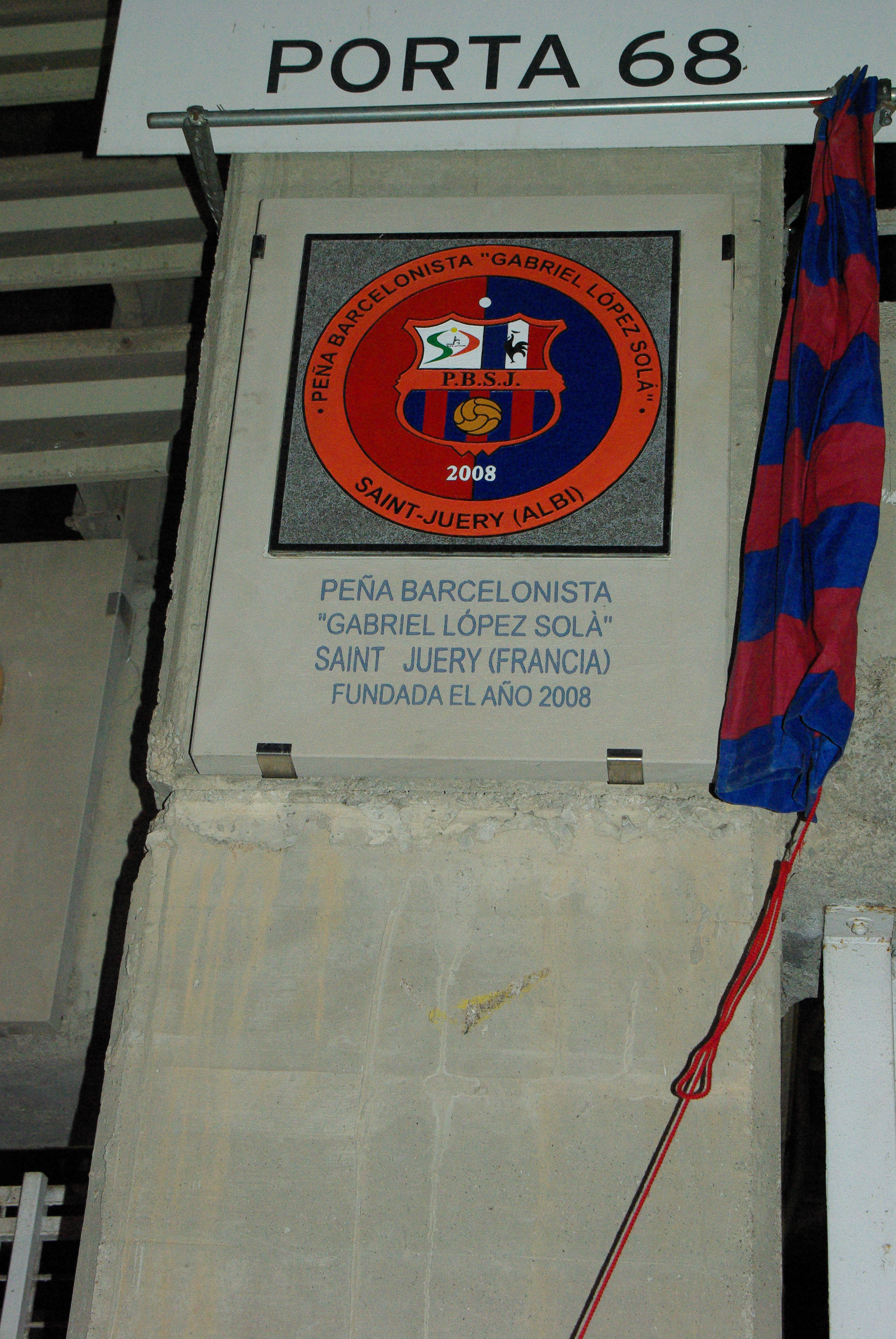 Inauguration de l’écusson